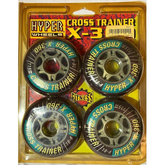 New Hyper Wheels Cross Trainer X-360 77.5mm Fitness All Surface Conditions 78A - Picture 7 of 7